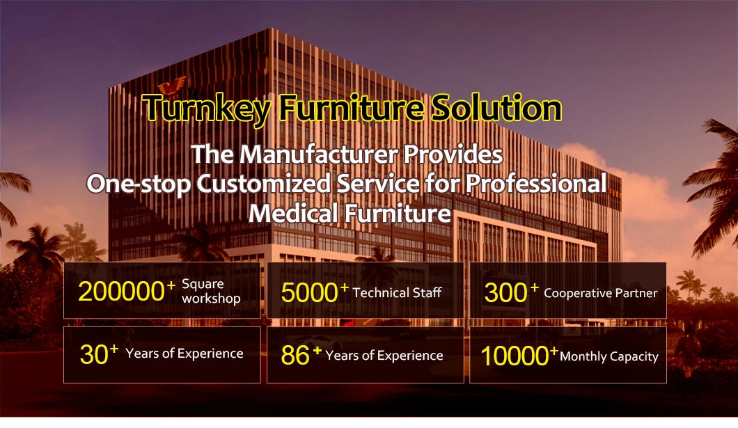 Hospital Furniture Manufacturer Designer Medical Care Homes Narrow Bedside Cabinet with Doors for Old Man