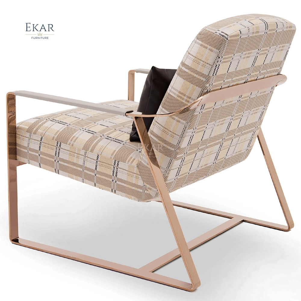 Ekar Comfortable Modern Lounge Chair - Stylish Fabric Armchair for Contemporary Interiors