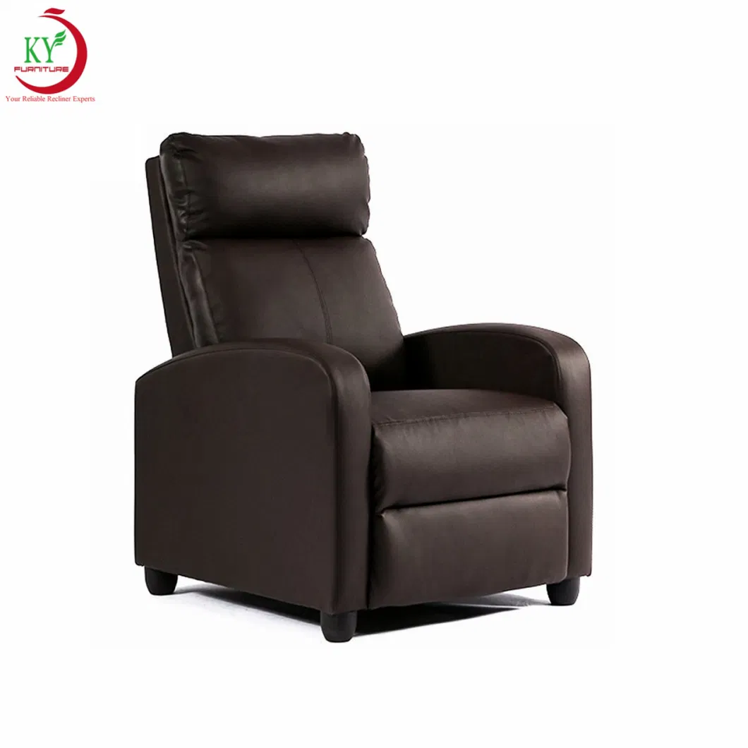 Geeksofa Velvet Fabric Push Back Recliner Chair for Livingroom and Bedroom