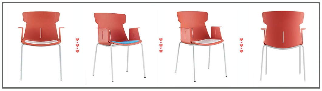 Sky Blue PP Seat Ergonomic Design School Furniture Class Student Chair