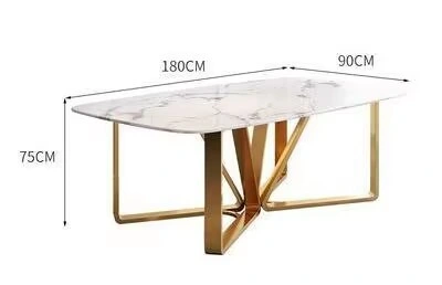 China Hot Selling Modern Design Dining Sets Home Hotel Living Room Furniture Restaurant Dining Table