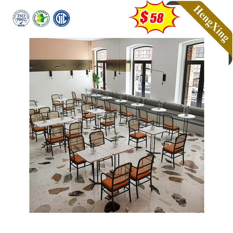 Wholesale Market Metal Wooden Home Living Room Canteen Outdoor Restaurant Furniture Marble Sofa Chair Dining Table Sets