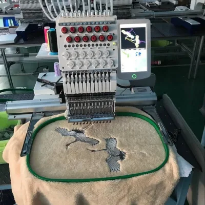 15 Needles Single Head Double Head Shirt Garments Flat Computerized Embroidery Machine