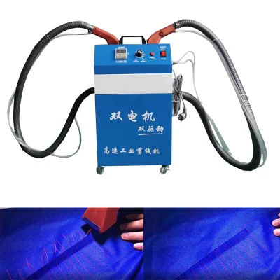 Fabric Thread Sucking Cleaning Cutter Machine Sewing Thread Ends Cutting Machine