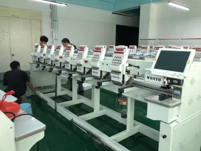 8 Heads 9 Needles Embroidery Machine with Sequin and Cording Device
