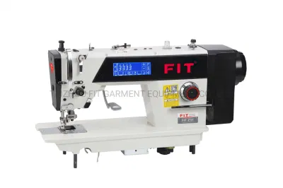 Full Automatic Touch Panel Lockstitch Sewing Machine with Cutter