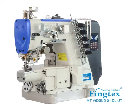 Fingtex Cylinder Bed Stepping Motor Interlock Sewing Machine with Auto Trimmer