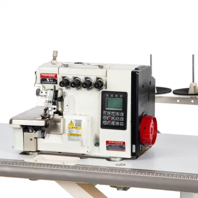 S90-4ut Automatic 4 Thread Ex Type Overlock Industrial Cloth Sewing Machine with Thread Trimmer