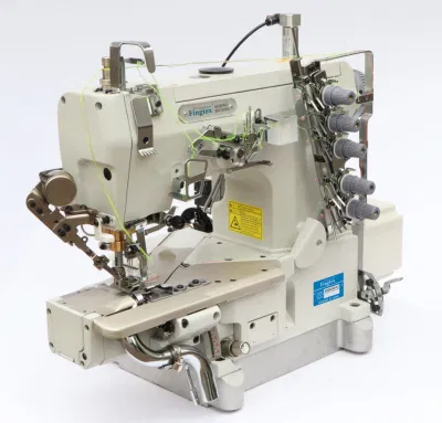 Fingtex Cylinder Bed Interlock Machine with Left Hand Fabric Pneumatic Trimmer