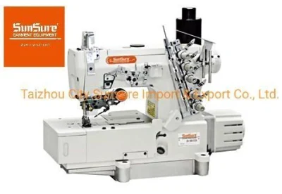 High-Speed Direct-Drive Flat-Bed Interlock Sewing Machine with Automatic Trimming Function Ss-500-01da