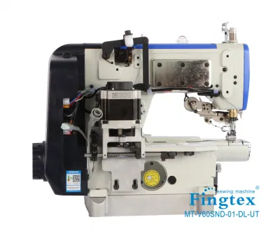 Fingtex Cylinder Bed Stepping Motor Interlock Sewing Machine with Auto Trimmer