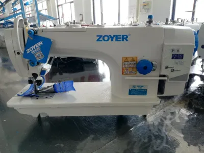Zy5200dqb Zoyer Direct Drive High Speed Lockstitch Industrial Sewing Machine with Side Cutter and Hemming