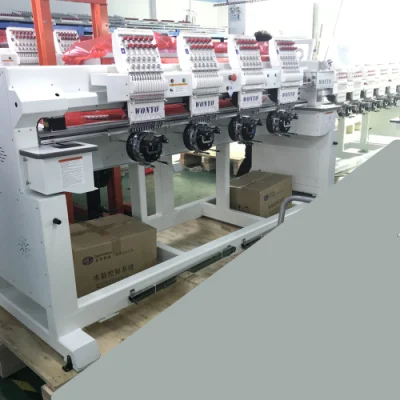 4 Head 15 Needle Big Hat Embroidery Single Head Computerized Embroidery Machines