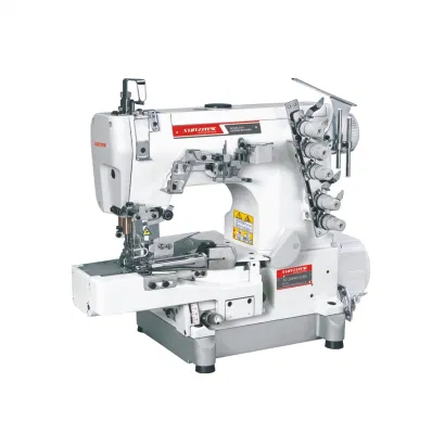 Direct Drive Cylinder Bed Interlock Sewing Machine with Electric Thread Trimmer and Foot Lifter