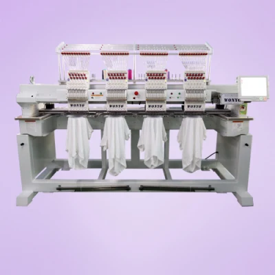4 Head 15 Needle Big Hat Embroidery Single Head Computerized Embroidery Machines