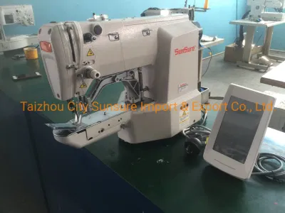 China Brand Sunsure High Speed Direct Drive Electronic Bar-Tacking Sewing Machine Ss-430d
