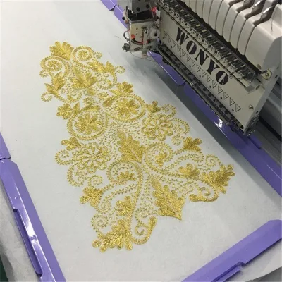 Good Quality Wonyo Computerized Single Head Sequin and Cording Embroidery Machine