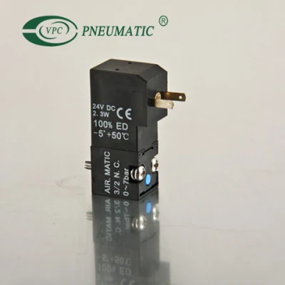 3 Way Direct Poppet Type Plastic Micro Solenoid Valve for Ventilators and Oxygen Concentrator