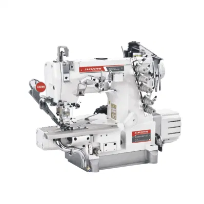 Direct Drive Cylinder Bed Interlock Sewing Machine with Electric Thread Trimmer and Foot Lifter