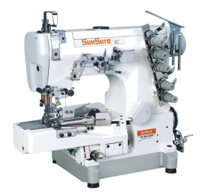 Direct Drive Flatbed Interlock Sewing Machine with Auto Trimmer