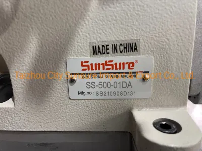 High-Speed Direct-Drive Flat-Bed Interlock Sewing Machine with Automatic Trimming Function Ss-500-01da