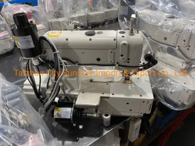 High-Speed Direct-Drive Flat-Bed Interlock Sewing Machine with Automatic Trimming Function Ss-500-01da