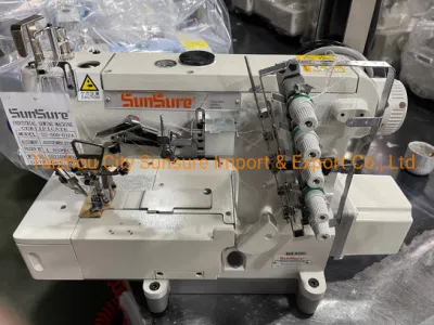 High-Speed Direct-Drive Flat-Bed Interlock Sewing Machine with Automatic Trimming Function Ss-500-01da