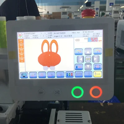 8 Heads 9 Needles Embroidery Machine with Sequin and Cording Device