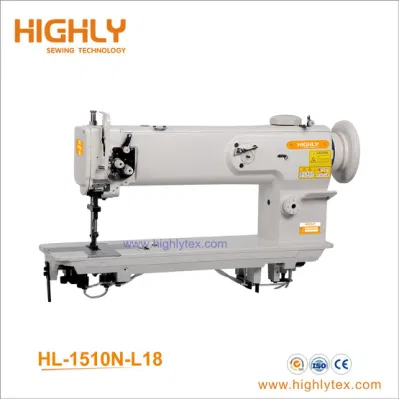 Long Arm Computerized Single Needle Compound Feed Sewing Machine with Auto Trimming