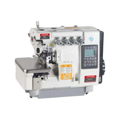 S90-4ut Automatic 4 Thread Ex Type Overlock Industrial Cloth Sewing Machine with Thread Trimmer