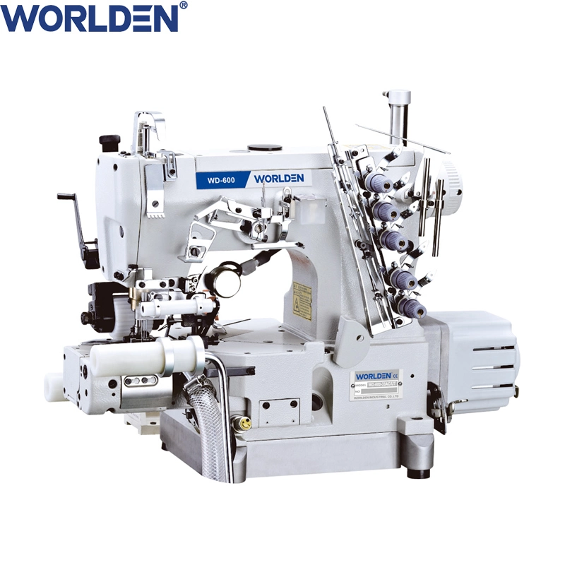 Wd-600-35ab/Ut High Speed Direct Drive Cylinder-Bed Industrial Interlock Sewing Machine with Left Side Cutter