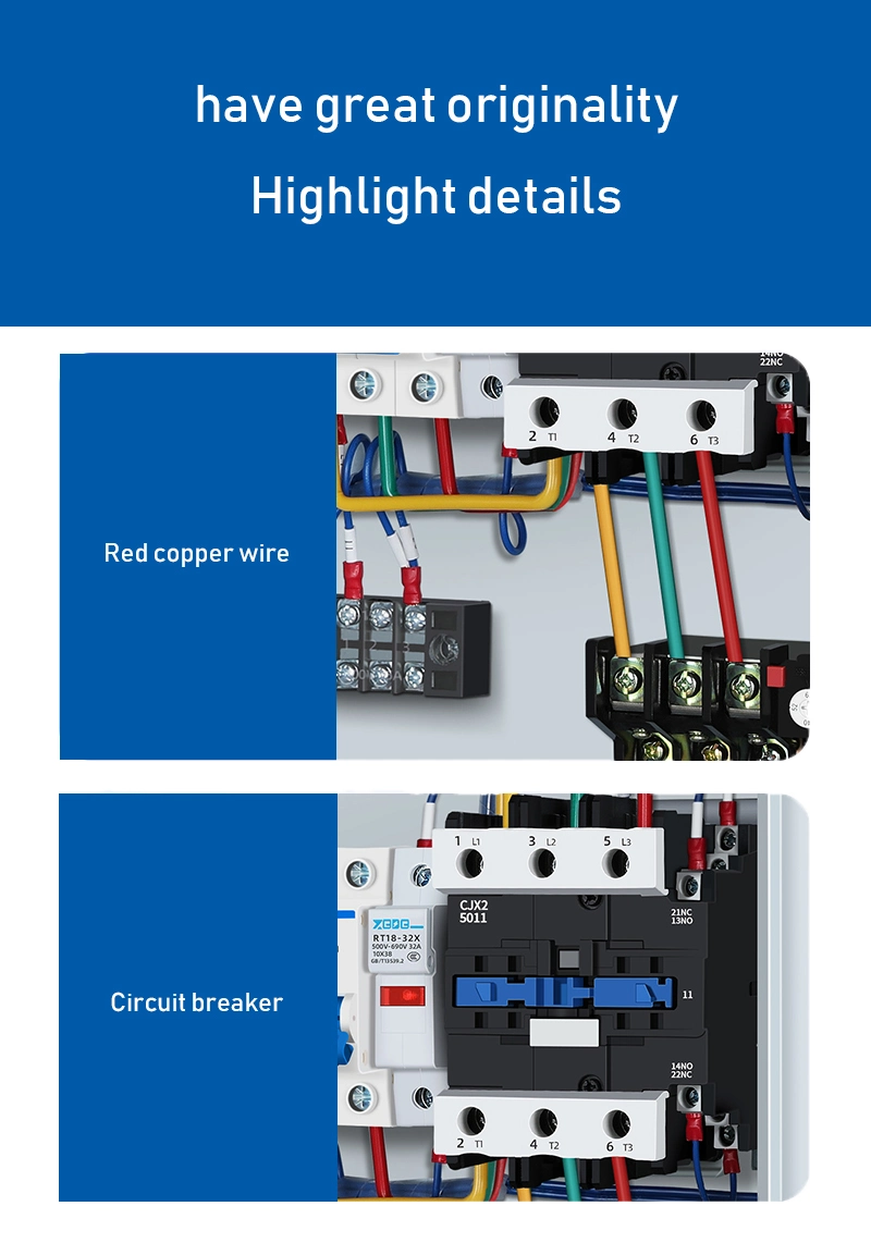 Electrical Control Panel Box IP65 Power Control Box to Control Motor