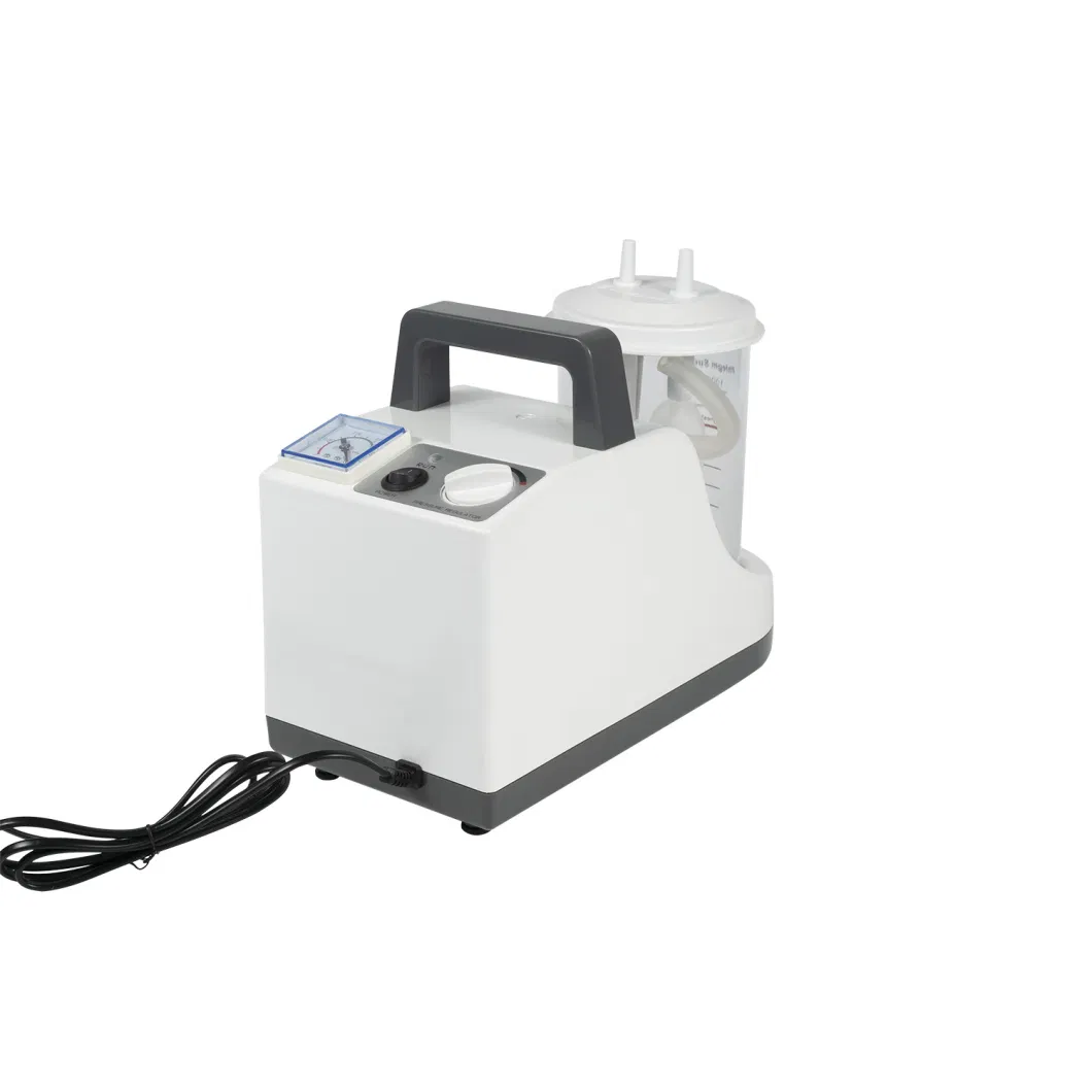 Factory Supply Family Use Electric Plastic Oral Saliva Sputum Aspirator Device with Above 15L Air Flow
