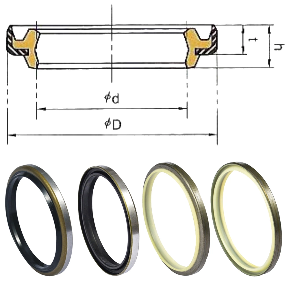 Dkbi 20X32X6/9 Metal Cover Case Hydraulic Dust Ring Wiper Seal