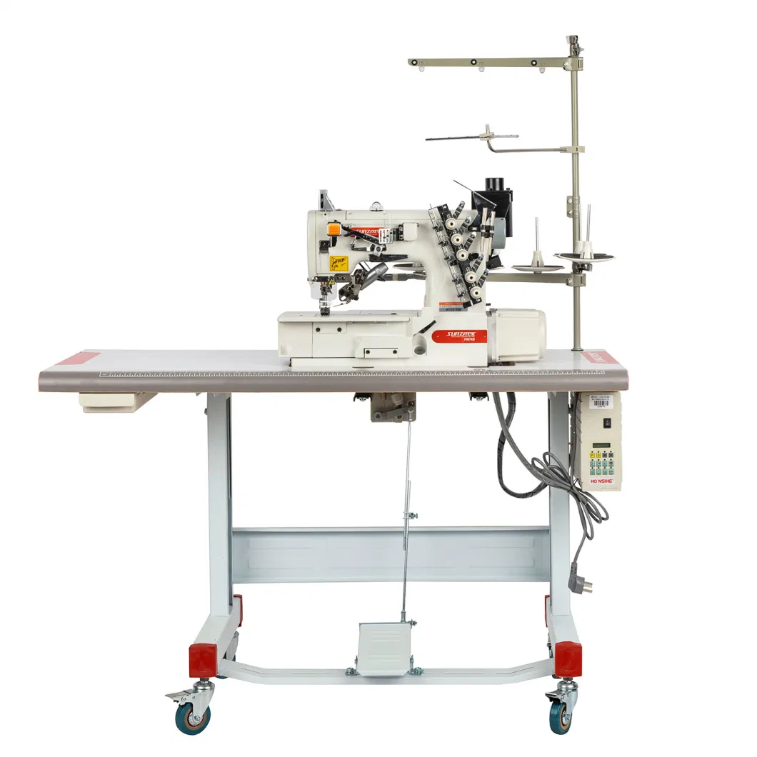 F007kd-W122-356-Eut Computerized Flat Bed Interlock Automatic Thread Cutting Industrial Textile Sewing Machine