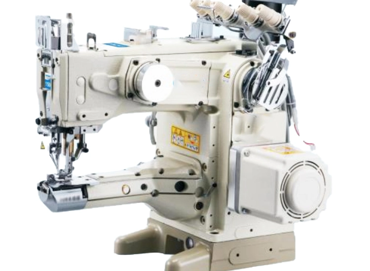Industrial Apparel machinery Automatic Vertical Cylinder Bed Interlock Sewing Machine