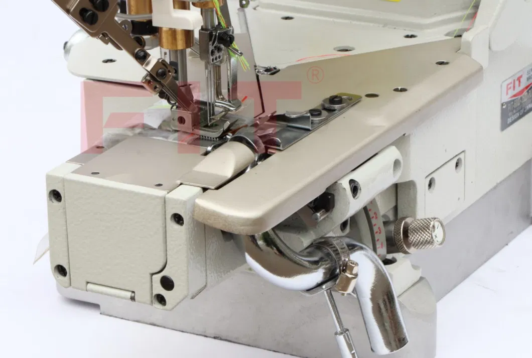 Interlock Sewing Machine Left Hand Fabric Trimmer with Electric Thread Trimmer