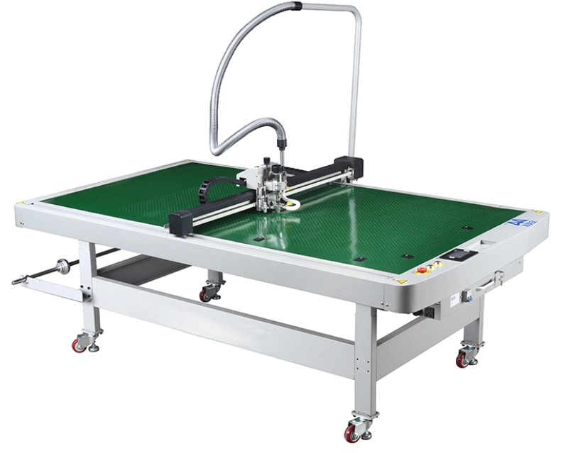 Sewing Template Cutter Satin Fabric Cutting Machine with LCD Touch Screen