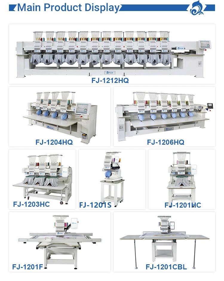 High Quality 2 Heads Multi Needles Automatic Triming Thread Hat T-Shirt Embroidery Machine