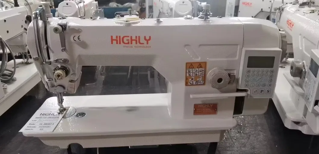 Highly Full Automatic Direct Drive Computerized Single Needle Lockstitch Industrial Sewing Machine