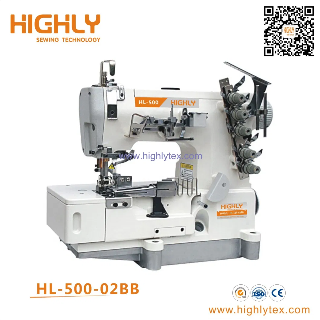 High Speed Elastic Lace Interlock Sewing Machine for Loosening and Tightening Lace