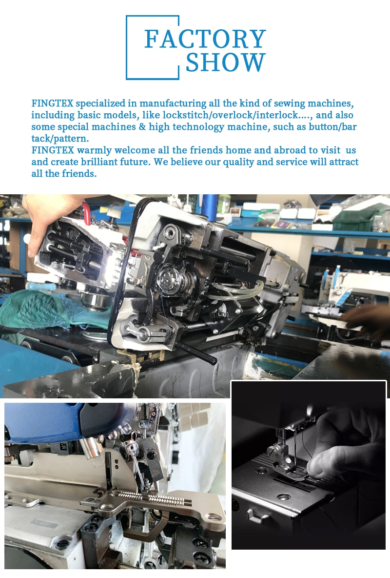 Fingtex Computerized 5 Threads with Upper and Lower Differential Feed Sewing Machine