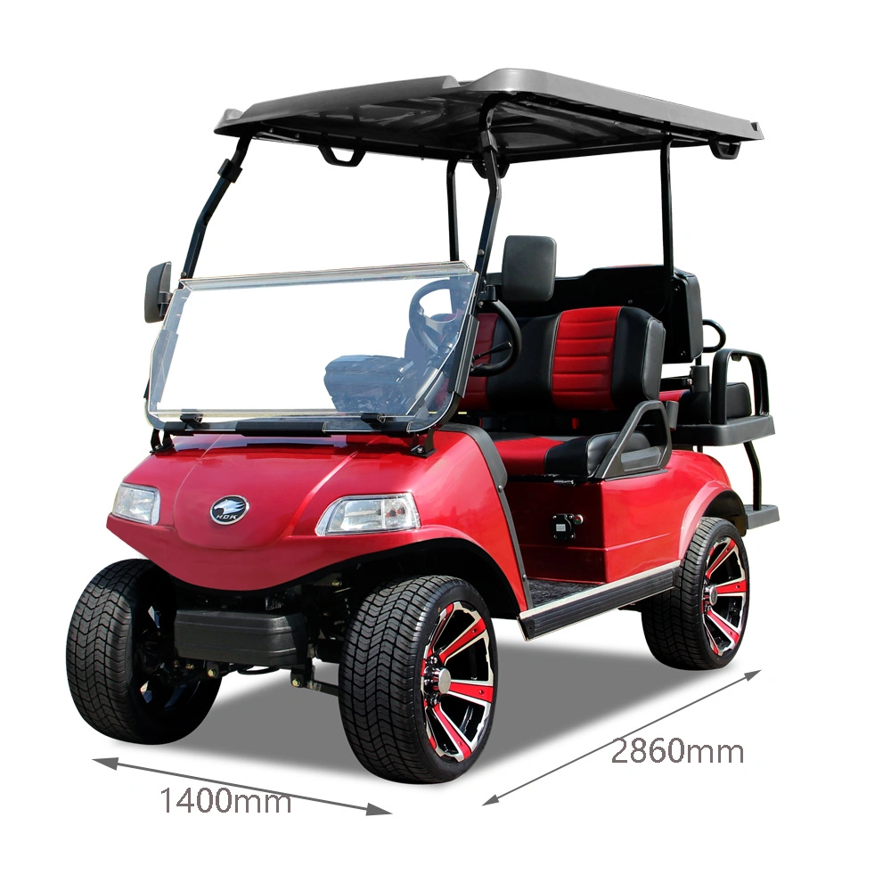 High-End Upgradeable 2+2-Seater Customizable Electric Golf Cart