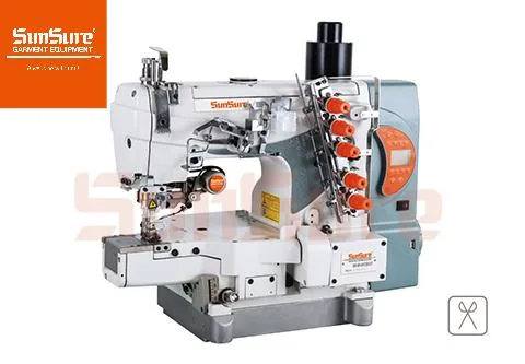 High Quality Computerized Cylinder Bed Interlock Sewing Machine with Auto-Trimmer Ss-6h-01CB/Ut