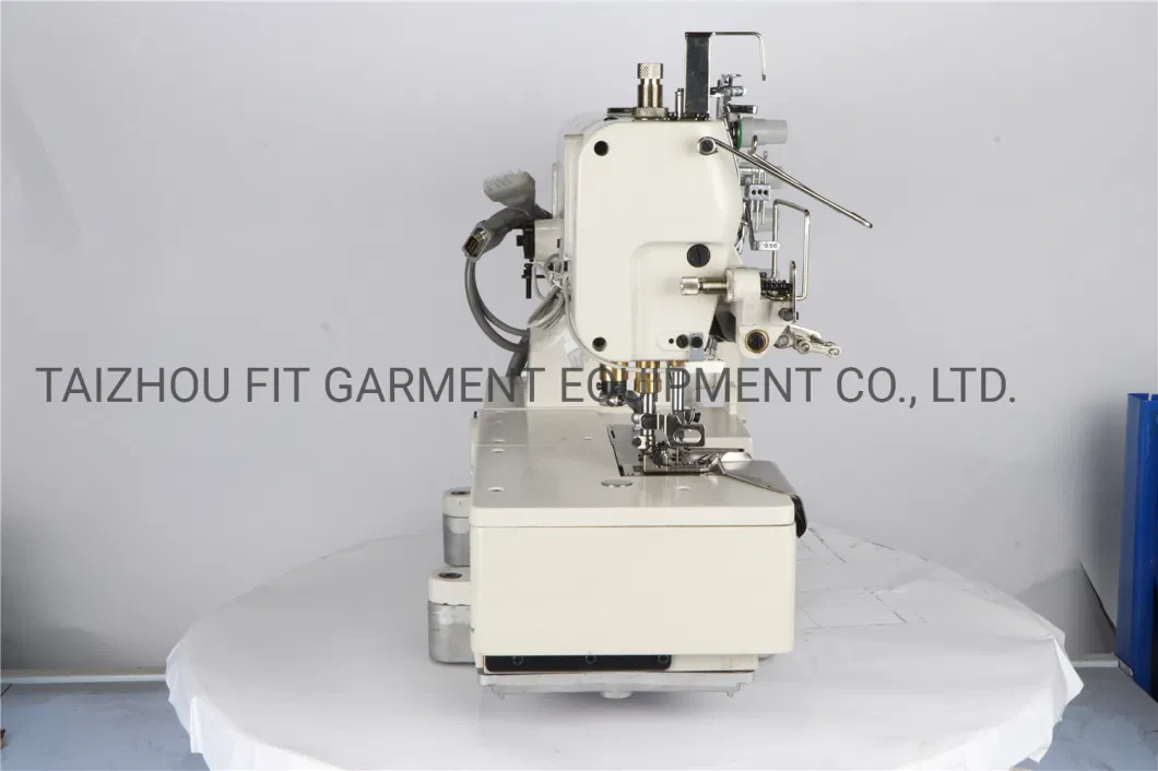 Direct Drive Flat Bed Interlock Sewing Machine with Elastic Device Sewing Machine Fit500d-05CB