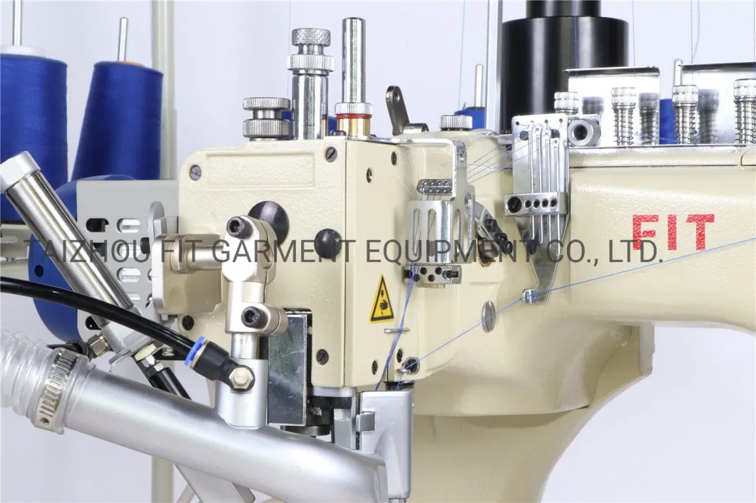 New Style Direct-Drive Feed-off-The -Arm 4needle 6 Thread Flat-Seamer with Auto Trimmer Sewing Machine