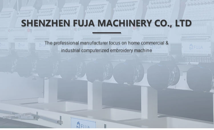 Fuja 2 Heads Multi Needle High Quality Digital Cloth Logos Embroidery Machine