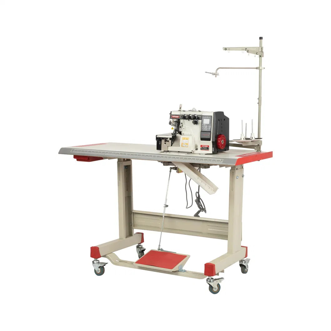S85-4ut Automatic 4 Thread Overlock Industrial Sewing Machine with Automatic Thread Trimmer and Foot Lifter