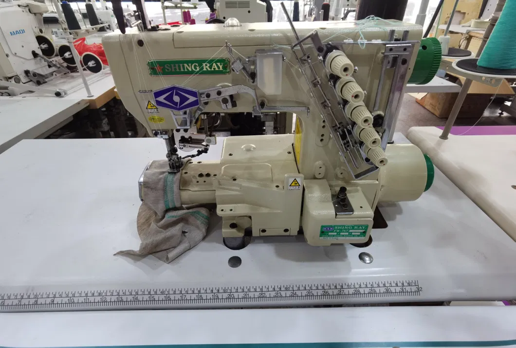 Shing Ray Fw787 Cylinderbed Coverstitch Interlock Used Sewing Machine Secondhand