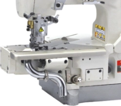 Automatic Cylinder Bed Interlock Industrial Sewing Machine with Left Hand Fabric Cutter